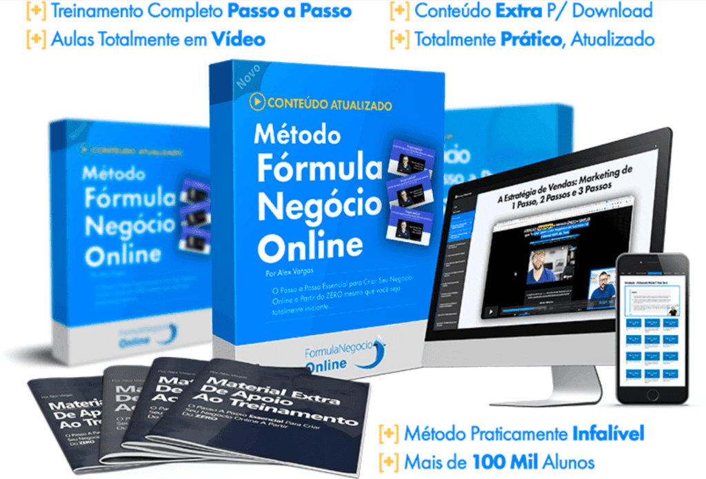 Treinamento sobre marketing digital Fórmula Negócio Online